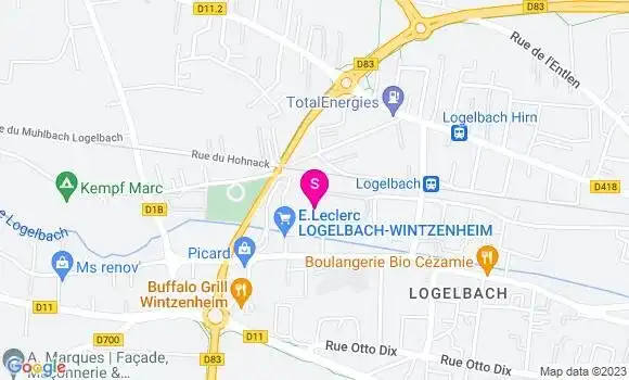 Localisation Station Leclerc