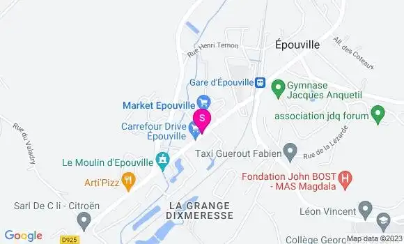 Localisation Carrefour Market