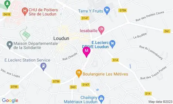 Localisation Renault Loudun Automobiles