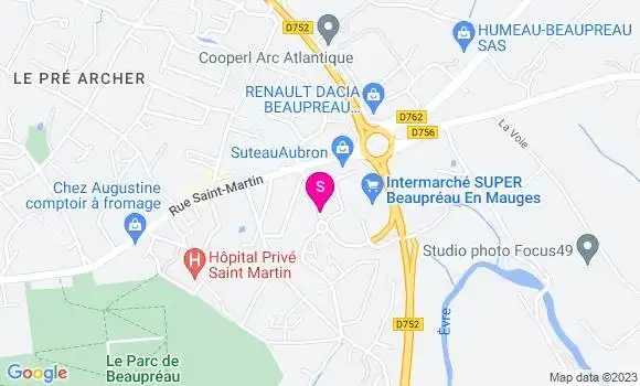 Localisation Intermarché Station