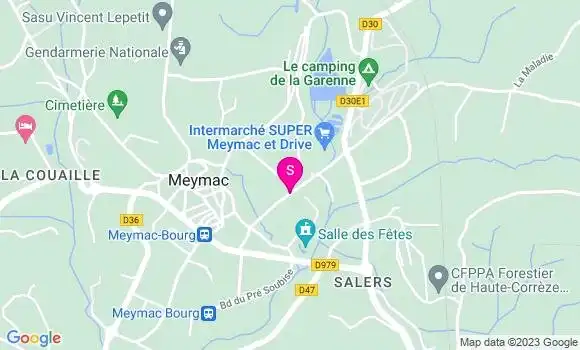 Localisation Intermarché Station
