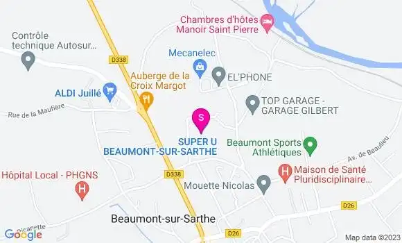 Localisation Super U