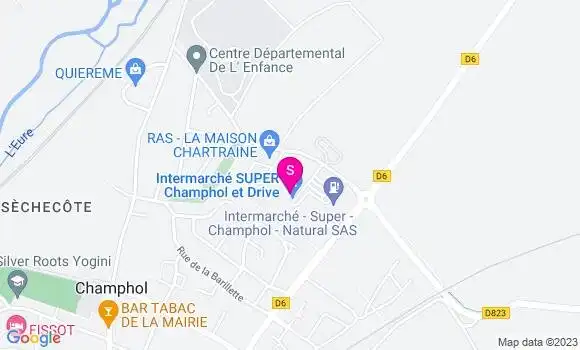 Localisation Intermarché Station