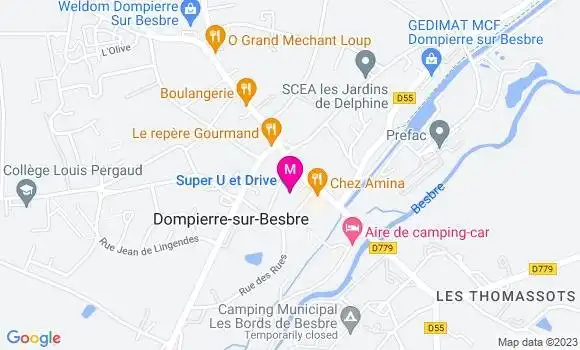 Localisation Super U