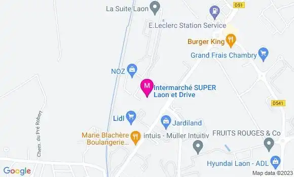 Localisation Intermarché Station