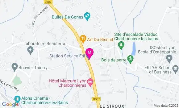 Localisation Eni Station