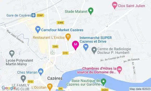 Localisation Intermarché Station