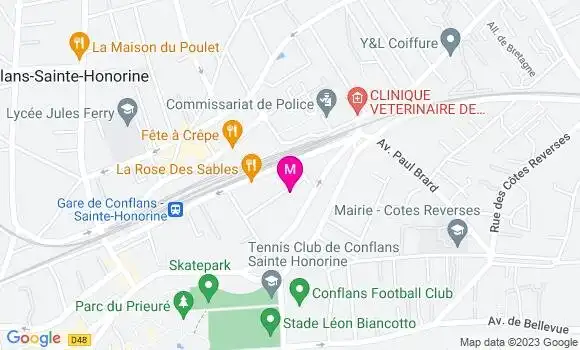 Localisation Carrefour Market