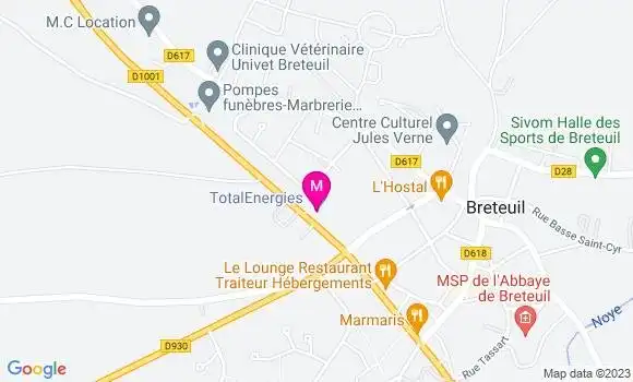 Localisation TotalEnergies