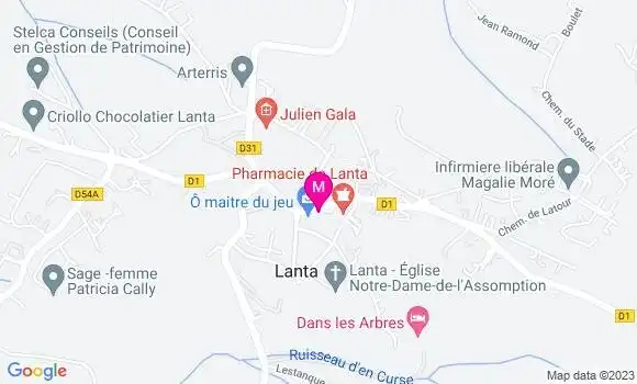 Localisation Supermarché G20