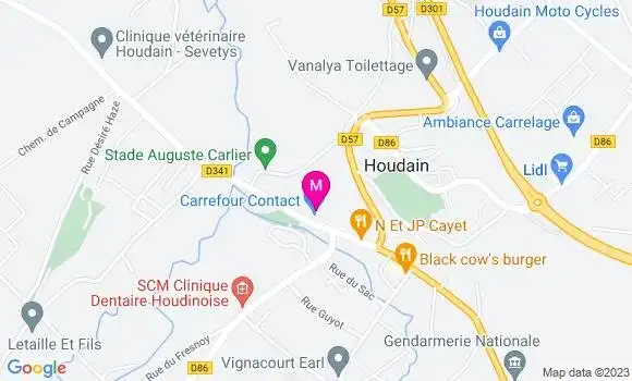 Localisation Carrefour Contact
