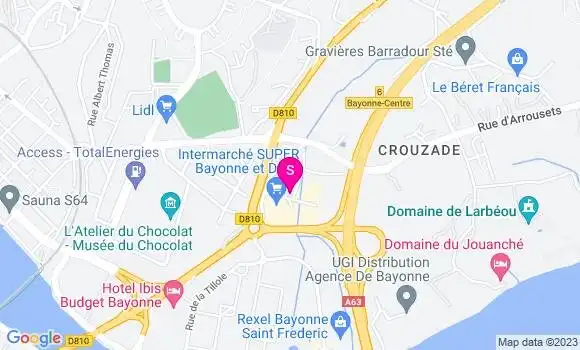 Localisation Station Intermarche