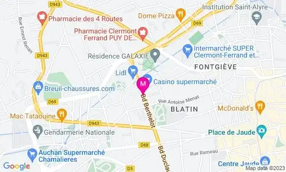 Localisation Station Casino