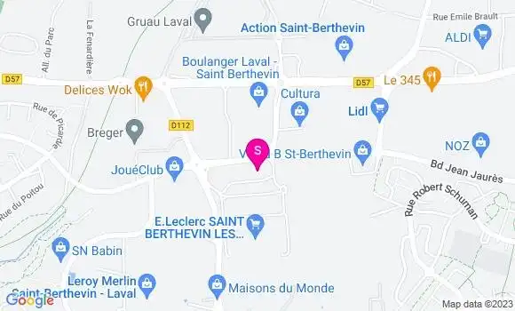 Localisation Station Leclerc