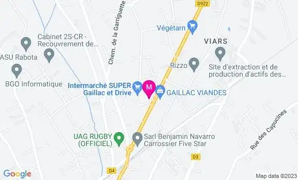 Localisation Intermarché Station