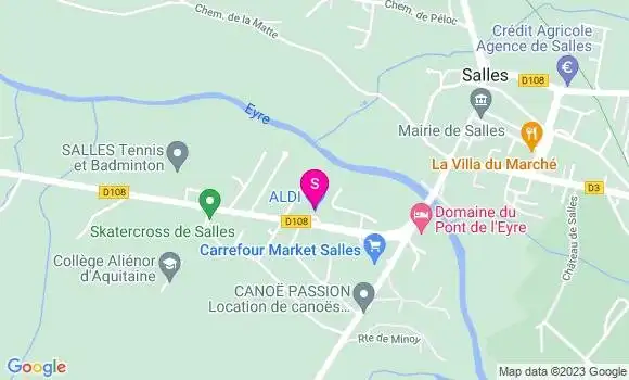Localisation Station Carrefour