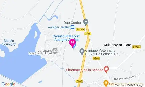 Localisation Carrefour Market