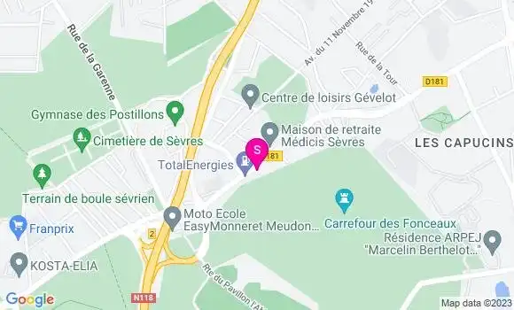 Localisation TotalEnergies