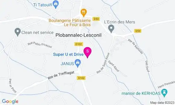 Localisation Super U