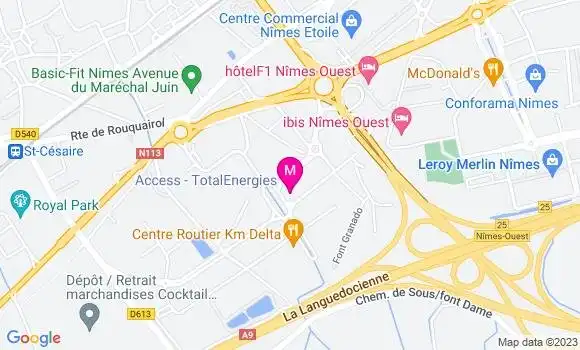 Localisation Access TotalEnergies