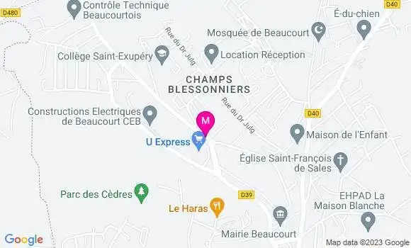 Localisation Station Super U