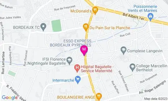Localisation Esso Express