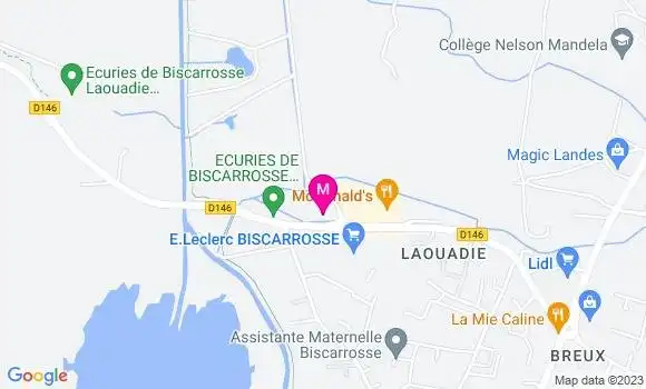Localisation Station Leclerc