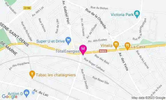 Localisation TotalEnergies