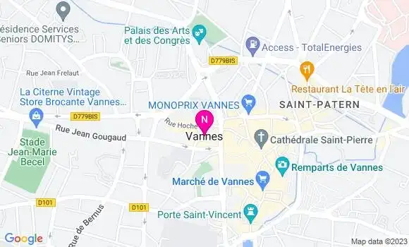 Localisation Carrefour Market