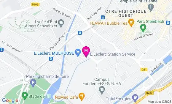 Localisation Station Leclerc
