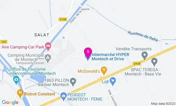 Localisation Intermarché Station