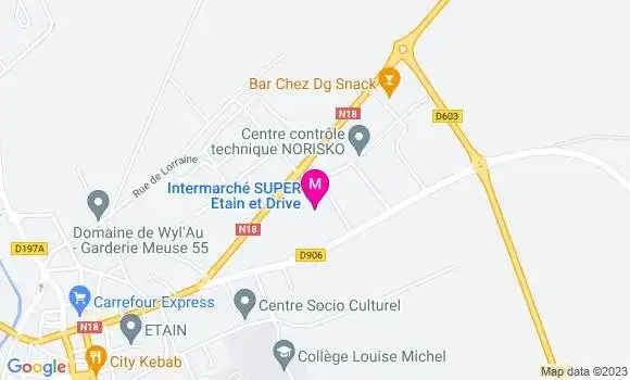 Localisation Intermarché Station