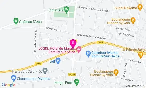 Localisation Carrefour Market
