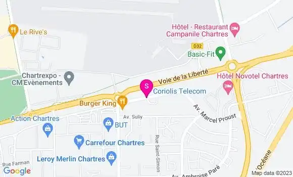 Localisation Station Carrefour