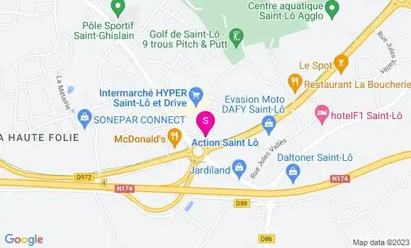 Localisation Intermarché Station
