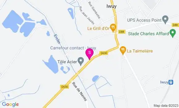 Localisation Carrefour Contact