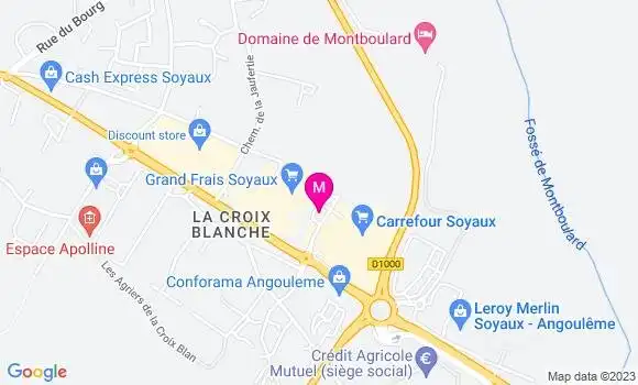Localisation Station Carrefour