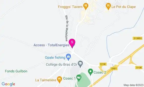 Localisation Relais du Bras d
