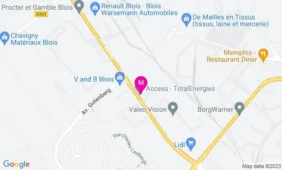 Localisation Relais Anne de Bretagne