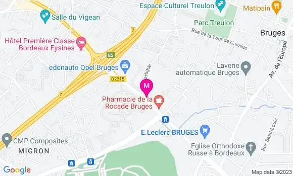 Localisation Esso Express