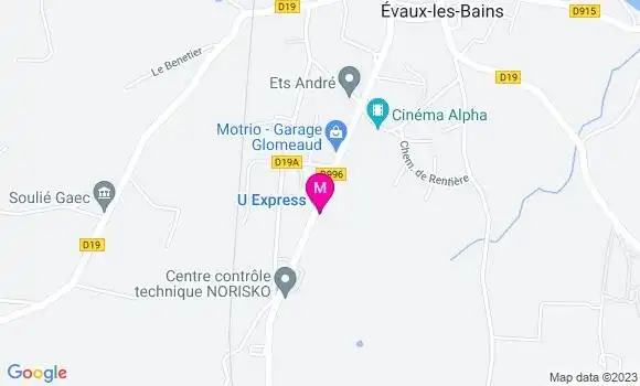 Localisation Super U