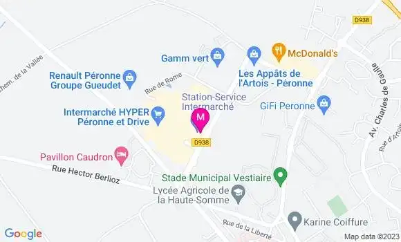 Localisation Station Intermarché