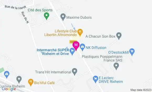 Localisation Intermarché Station