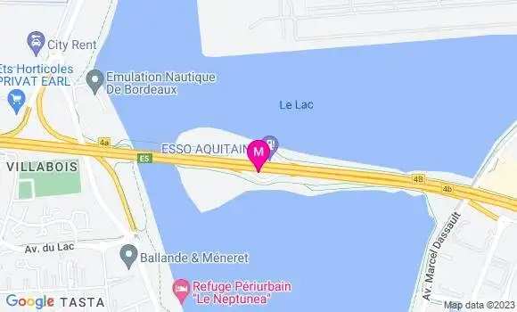 Localisation Esso Aquitaine 2