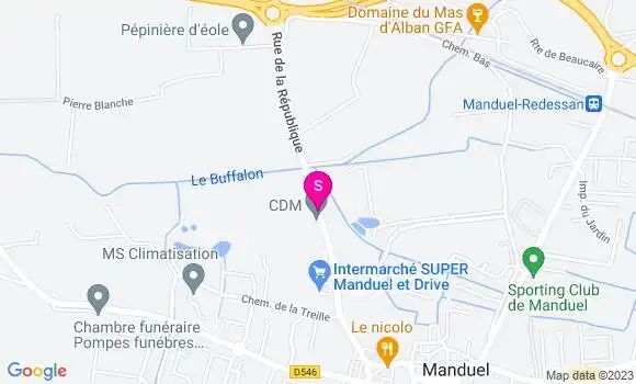 Localisation Intermarché Station