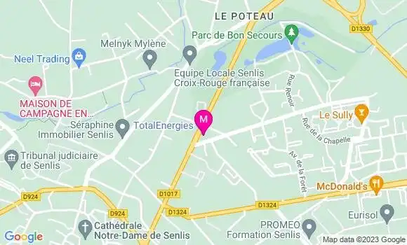 Localisation TotalEnergies