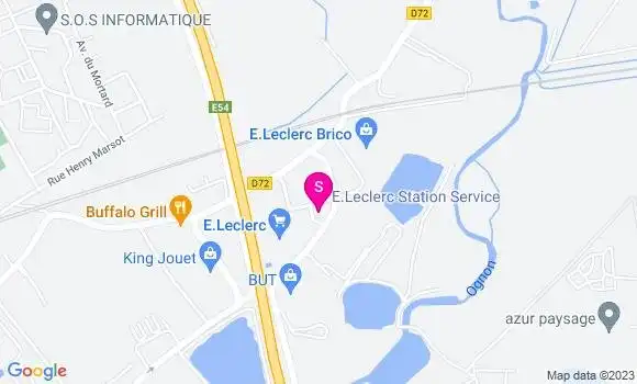 Localisation Station Leclerc