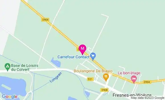 Localisation Carrefour Contact