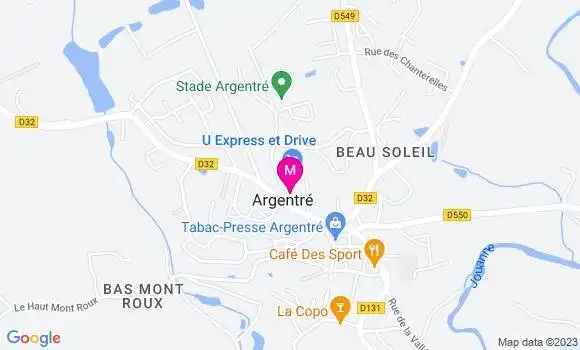 Localisation Super U