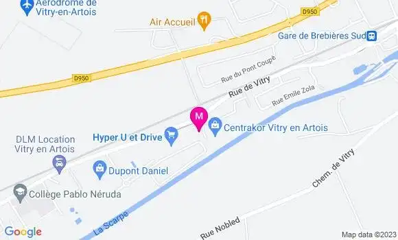 Localisation Station U